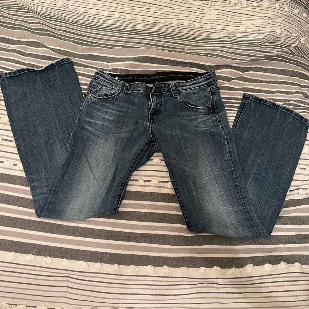 Rerock for Express Ladies Boot Cut Jeans Size 8 Regular